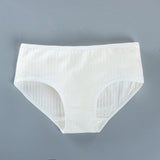 Soft Fabric Elastic Waist Panty High-Quality French Cut Teen Girls Underwear 8-15 Years - Pink