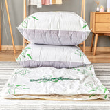 Vacuum Compression Large Thick Coat Household Quilt Bedding Multipurpose Space Saving Storage Bags - 60 x 80cm - White Green