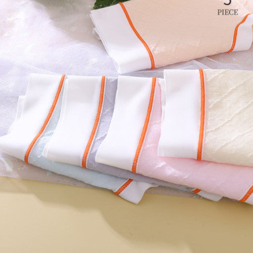 High Waist Women Underwear French Cut Panties Undergarments Breathable Soft Fabric Girls Lingerie - Light Pink - Shop N Save