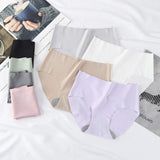 Stylish French Cut Panties Slim Seamless High Waist Soft Nylon Material Underwear's - Purple