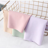 Stylish French Cut Panties Slim Seamless High Waist Soft Nylon Material Underwear's - Pink