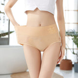 Ultimate Comfort High Waist Soft Breathable Elasticized Innerwear Women's Underwear - Apricot - Shop N Save