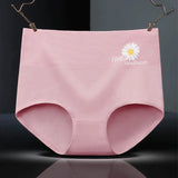 Floral Print High Waist Women's Underwear Soft Stylish and Comfortable Innerwear - Light Pink - Shop N Save