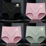 Floral Print High Waist Women's Underwear Soft Stylish and Comfortable Innerwear - Red - Shop N Save