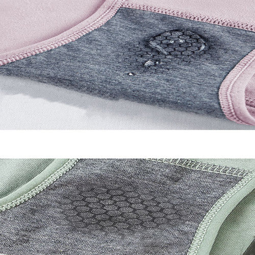 French Cut Elastic Waist Stylish Underwear Plain Color Mini Panty Women Undergarments - Light Purple - Shop N Save