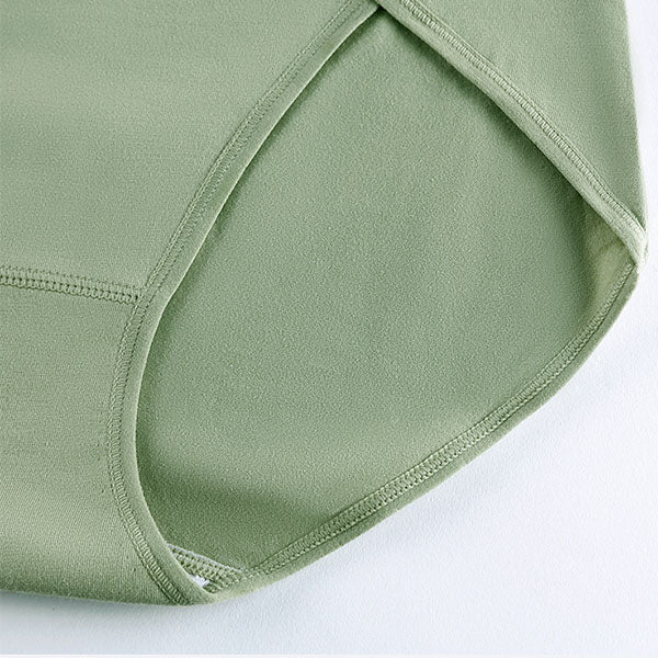 Comfy Cotton Blends Normal Fit Elastic Closure Stylish Women's Underwear - Light Green - Shop N Save