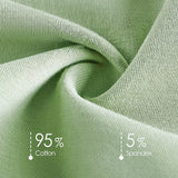 Comfy Cotton Blends Normal Fit Elastic Closure Stylish Women's Underwear - Light Green - Shop N Save