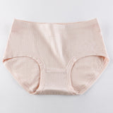 Stay Comfy and Chic with Cotton Blend Elastic Waist Hipster Panties Underwear For Women - Light Pink - Shop N Save