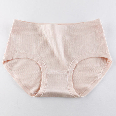 Stay Comfy and Chic with Cotton Blend Elastic Waist Hipster Panties Underwear For Women - Light Pink - Shop N Save
