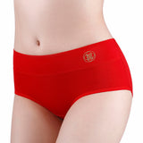Stylish Red Cotton Hipster Underwear Comfortable Elastic Waist Women's Trendy Innerwear - Shop N Save