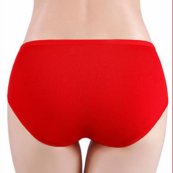 Stylish Red Cotton Hipster Underwear Comfortable Elastic Waist Women's Trendy Innerwear - Shop N Save