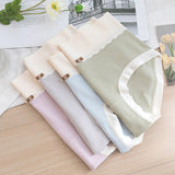 Comfortable Women's High Waist Brief Elastic Closure Soft Cotton Blends Underwear - Light Green - Shop N Save