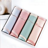 Stylish Two Tone Elastic Waist Hipster Women's Cotton Blend Underwear - Pink - Shop N Save