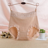 Flawless Lace High Waist Brief Stylish Soft and Comfortable Women's Underwear - Skin - Shop N Save
