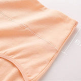 Belly Shaper High Elastic Waist Underwear Brief Stylish Plain Color Women Undergarments - Red - Shop N Save