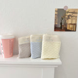 Stylish Ribbed High Waist Hipsters Two Tone Women's Panties Cotton Blend Fabric Underwear - Light Pink - Shop N Save