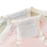 Stylish Ribbed High Waist Hipsters Two Tone Women's Panties Cotton Blend Fabric Underwear - Light Purple - Shop N Save
