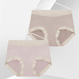 Elastic Waist Two Tone Hipster Panty Women's Innerwear Spandex Underwear's - Light Pink - Shop N Save