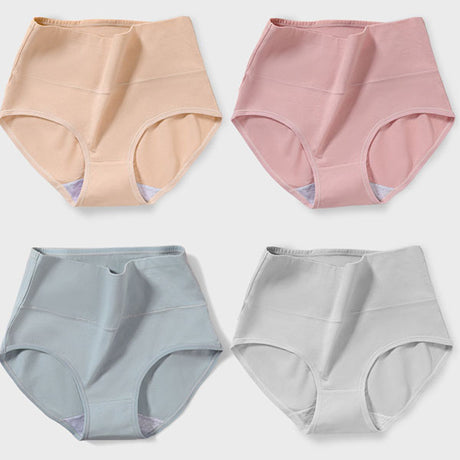 Stylish Hipster Panties Soft Breathable Underwear For Girls Cotton Blends Elastic Fitting Panty - Pink - Shop N Save
