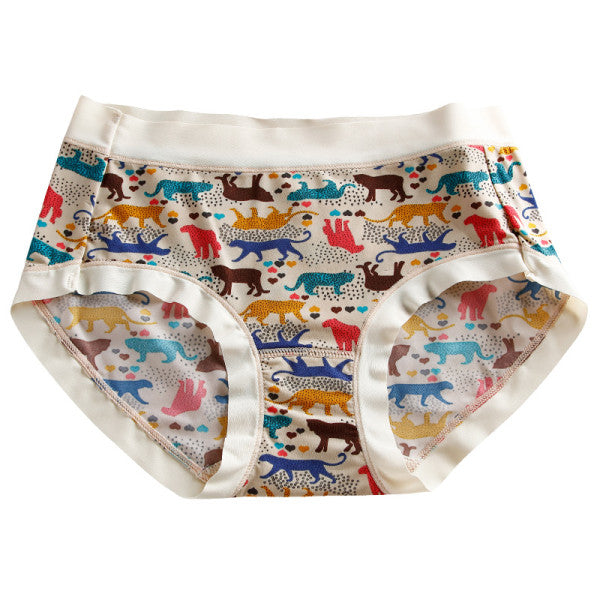 Stylish Animal Print Hipster Panties Soft Breathable Cotton Blend Underwear for Women. Perfect for Summer Fashion - Shop N Save