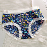 Stylish Multi-Print Women\'s Hipster Panties Soft Breathable and Fashionable Undergarment for Girls - Shop N Save