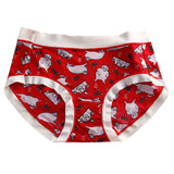 Stylish Animal Cartoon Print Hipster Panties Soft Breathable and Colorful Underwear for Women. - Shop N Save