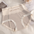 Ultra-Comfortable Cotton Hipsters Breathable Slim Fit Underwear for Women - Milk Tea - Shop N Save