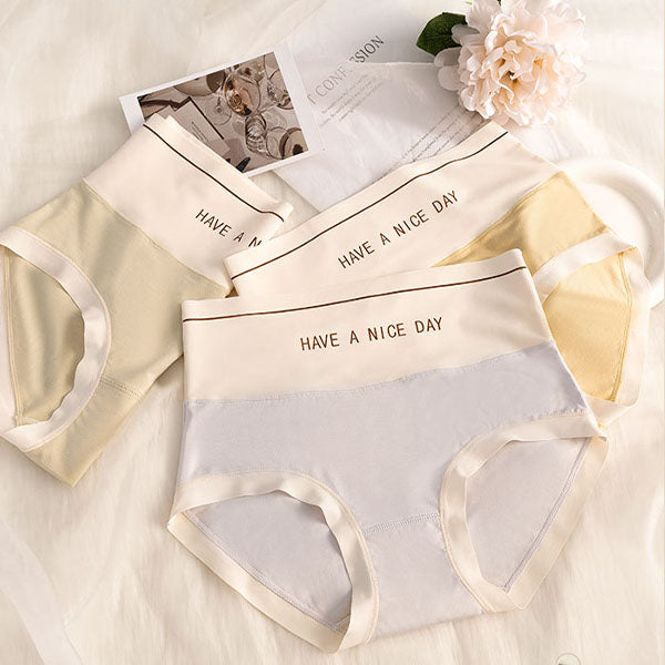 Ultra-Comfortable Cotton Hipsters Breathable Slim Fit Underwear for Women - Milk Tea - Shop N Save
