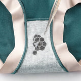 Stylish Cotton Blend Hipsters Comfortable Slim-Fitting Women's Underwear - Blue White - Shop N Save