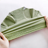 Stylish Lace Patched Hipster Underwear for Women Slim Fit Casual Fashion in Green Spandex - Shop N Save