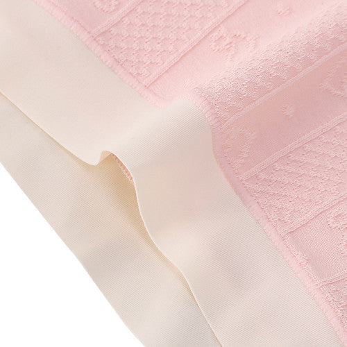 Striped Heart Pattern Underwear Wavy Stylish Women Undergarments Panty Summer Wear Light Thin Fabric - White Pink - Shop N Save