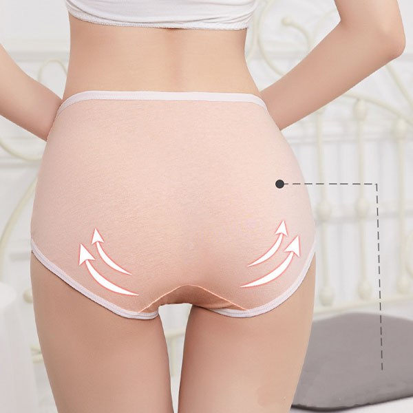 Stay comfortable all day with our breathable soft fabric hipster underwear! Stylish and stretchable our two-tone light pink panty is perfect for any casual occasion. - Shop N Save