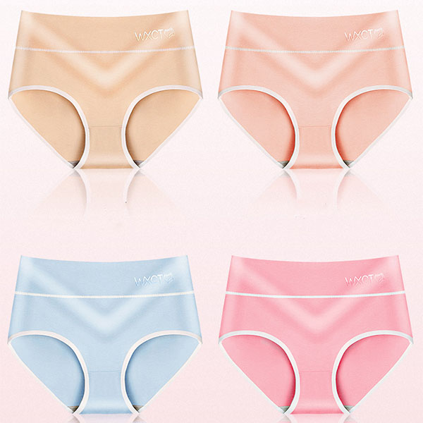 Stay comfortable all day with our breathable soft fabric hipster underwear! Stylish and stretchable our two-tone light pink panty is perfect for any casual occasion. - Shop N Save