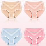 Stay comfortable all day with our breathable soft fabric hipster underwear! Stylish and stretchable our two-tone light pink panty is perfect for any casual occasion. - Shop N Save
