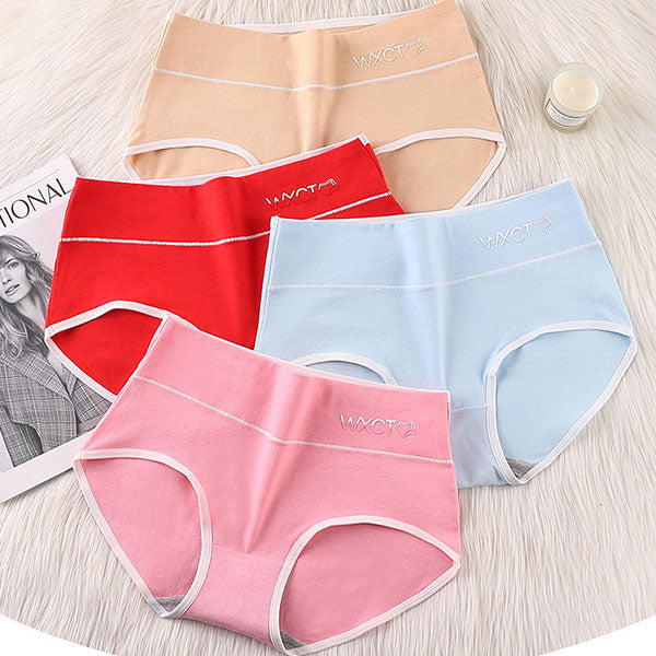 Stylish Cotton Blend Underwear for Women Breathable Soft Fabric Elastic Waist Blue Hipsters for Casual Comfort - Shop N Save