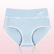 Stylish Cotton Blend Underwear for Women Breathable Soft Fabric Elastic Waist Blue Hipsters for Casual Comfort - Shop N Save