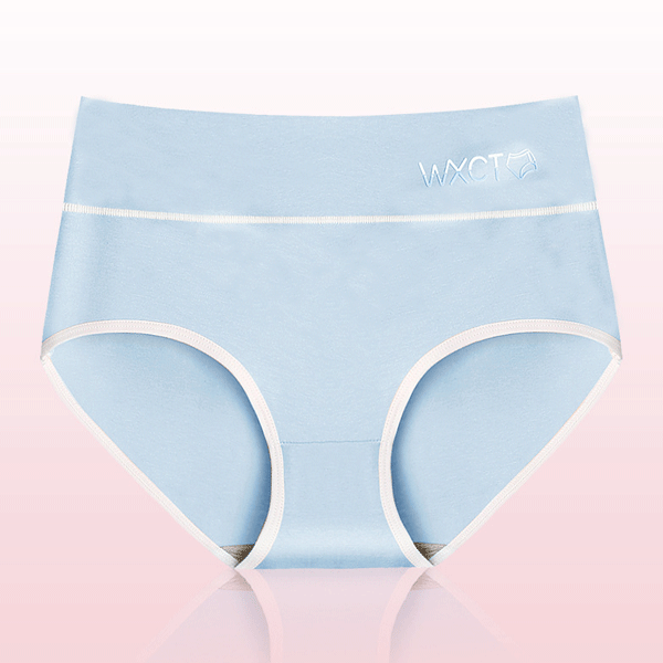 Stylish Cotton Blend Underwear for Women Breathable Soft Fabric Elastic Waist Blue Hipsters for Casual Comfort - Shop N Save