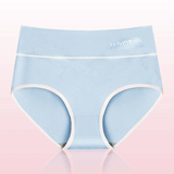 Stylish Cotton Blend Underwear for Women Breathable Soft Fabric Elastic Waist Blue Hipsters for Casual Comfort - Shop N Save