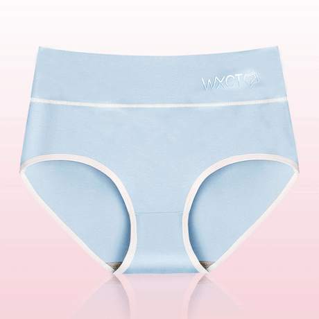 Stylish Cotton Blend Underwear for Women Breathable Soft Fabric Elastic Waist Blue Hipsters for Casual Comfort - Shop N Save