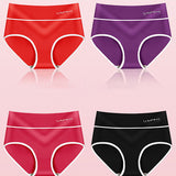 Comfy &amp; Stylish Red Cotton Blend Hipster Underwear Elastic Waist Breathable Soft Fabric Stretchable Perfect for Everyday Wear - Shop N Save