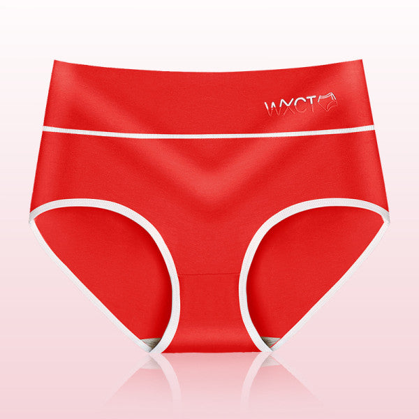 Comfy &amp; Stylish Red Cotton Blend Hipster Underwear Elastic Waist Breathable Soft Fabric Stretchable Perfect for Everyday Wear - Shop N Save