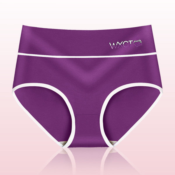 Stylish Purple Cotton Hipster Underwear Breathable Soft Comfortable and Stretchable Women\'s Undergarments with Elastic Waist - Shop N Save