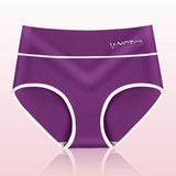 Stylish Purple Cotton Hipster Underwear Breathable Soft Comfortable and Stretchable Women\'s Undergarments with Elastic Waist - Shop N Save