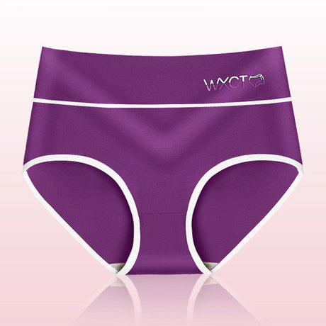 Stylish Purple Cotton Hipster Underwear Breathable Soft Comfortable and Stretchable Women\'s Undergarments with Elastic Waist - Shop N Save