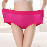 Floral Print Hipsters Soft Breathable Women\'s Panty in Rose Pink. Stylish Underwear with Elastic Waist. Normal fit. - Shop N Save