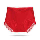 Bold Lace Hipster Underwear Feminine Red Color Breathable and Thin Fabric Perfect for Casual Occasions. Must-have for Women! - Shop N Save