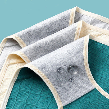 Chic Comfort Geometric Wide Elastic Waist Women\'s Hipster Underwear Soft Cotton Blends Normal Fit. Trendy Fashion Inner Wear for Women. - Shop N Save