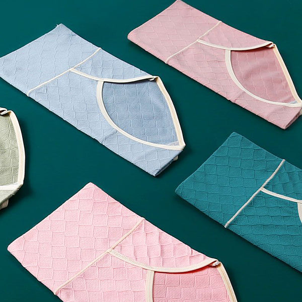 Pink Geometric Hipster Underwear Stylish and Comfortable Cotton Blend Women\'s Panties with Wide Elastic Waistband - Shop N Save