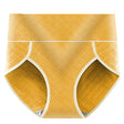 Yellow Geometric Hipster Underwear in Soft Cotton Comfortable Elastic Waistband Women\'s Fashion Lingerie - Shop N Save