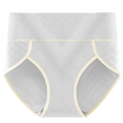 Stylish Gray Geometric Hipster Underwear Soft Fabric Women\'s Panties with Wide Elastic Waist Perfect for Fashionable Girls - Shop N Save